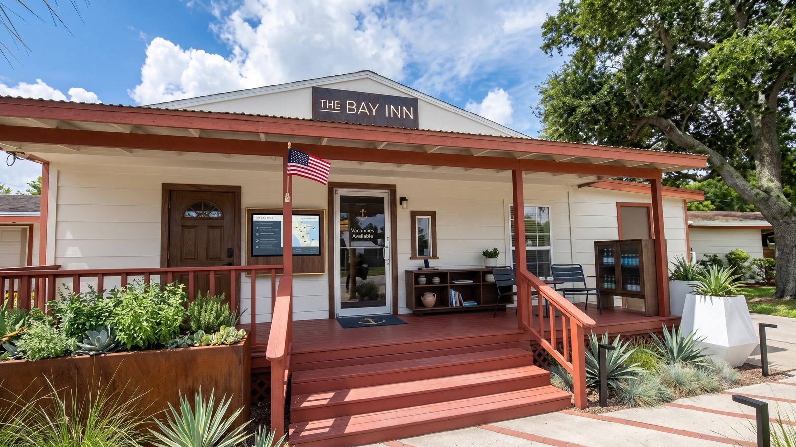 Bay Inn front porch entrance