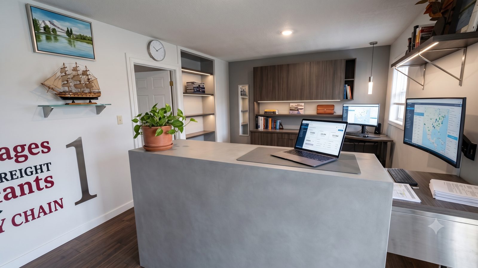 Bay Inn reception desk